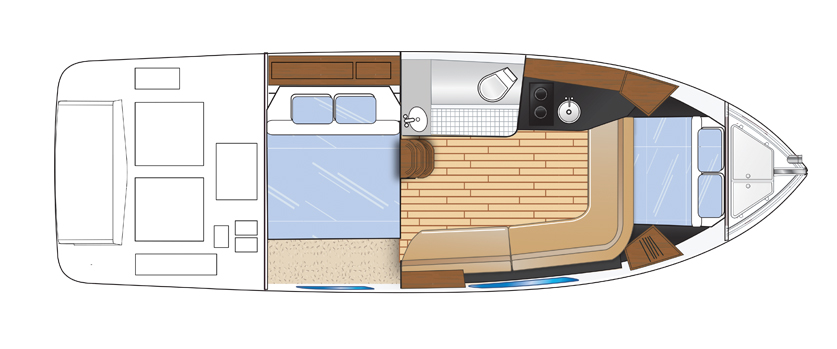 Regal 33 Express Plan de pont 2