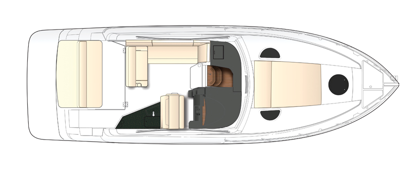 Regal 33 Express Plan de pont