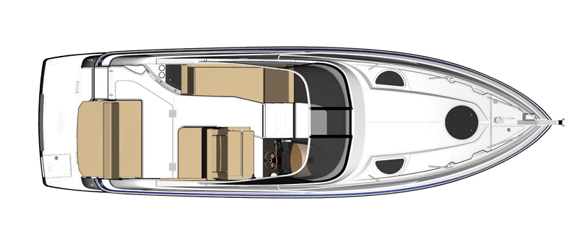 Regal 28 Express Deck Plan