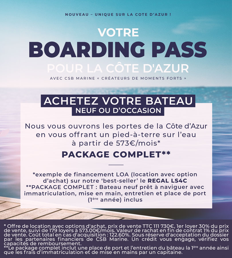 banniere Boarding pass REGAL LS4C