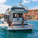 Galeon 400 FLY beach mode