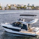 Galeon 400 FLY exterieur beach mode