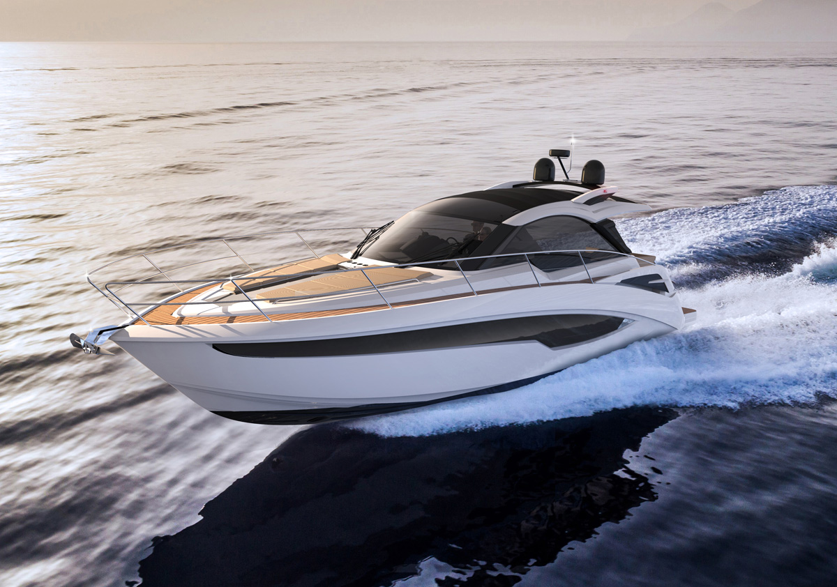 Galeon 405 HTS bain de soleil