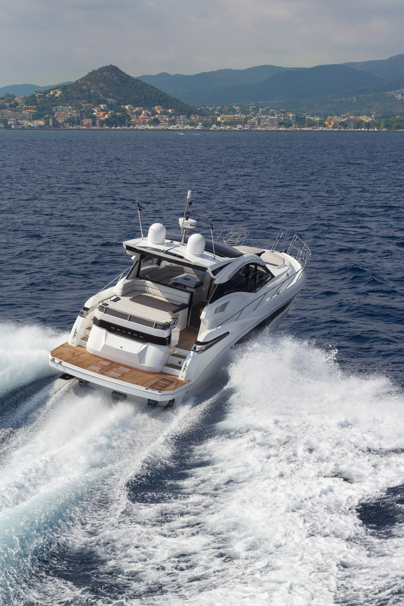 Galeon 485 HTS exterieur arrière cote d'azur