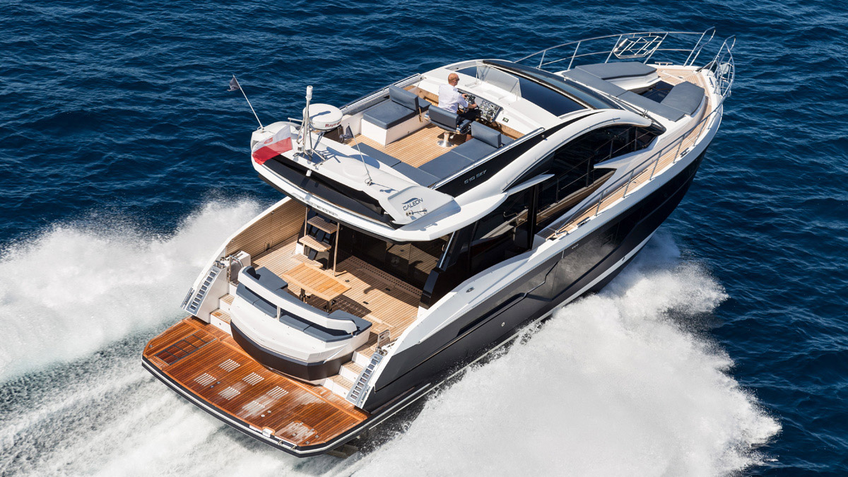 Galeon 510 SKYDECK pilotage sky