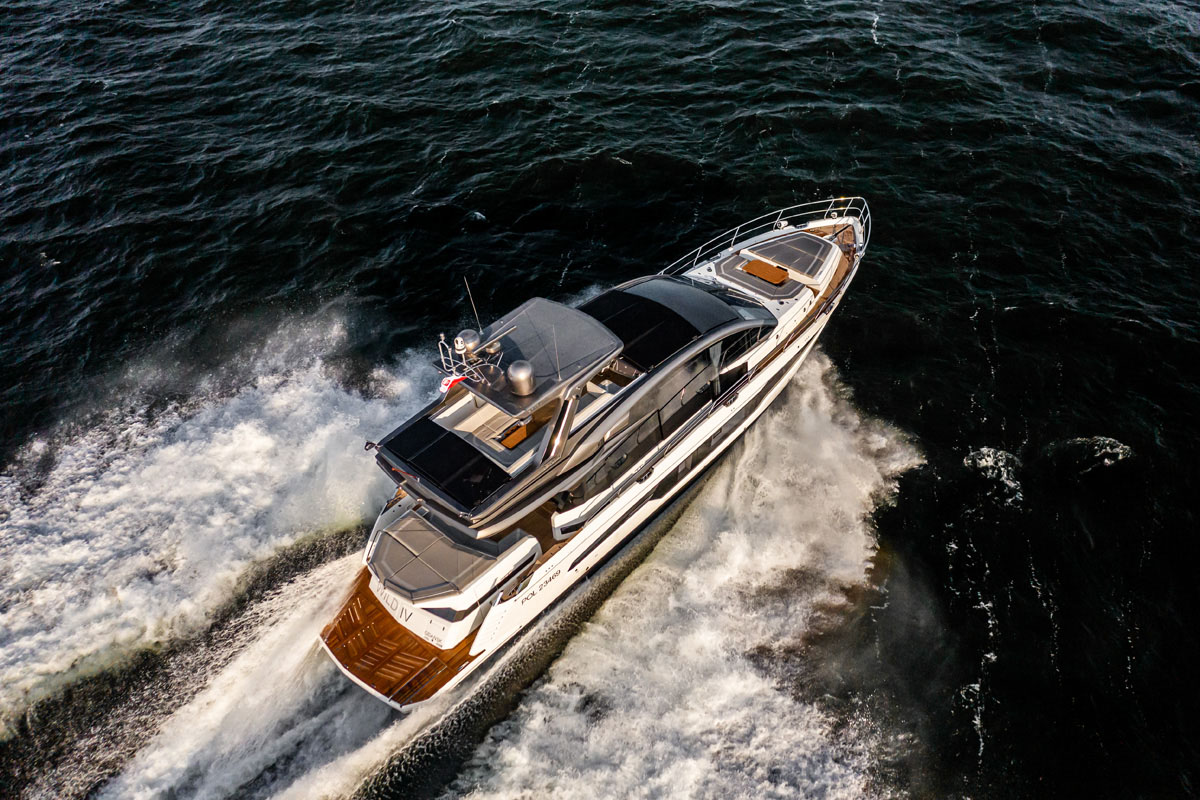 Galeon 700 SKYDECK vu du dessus