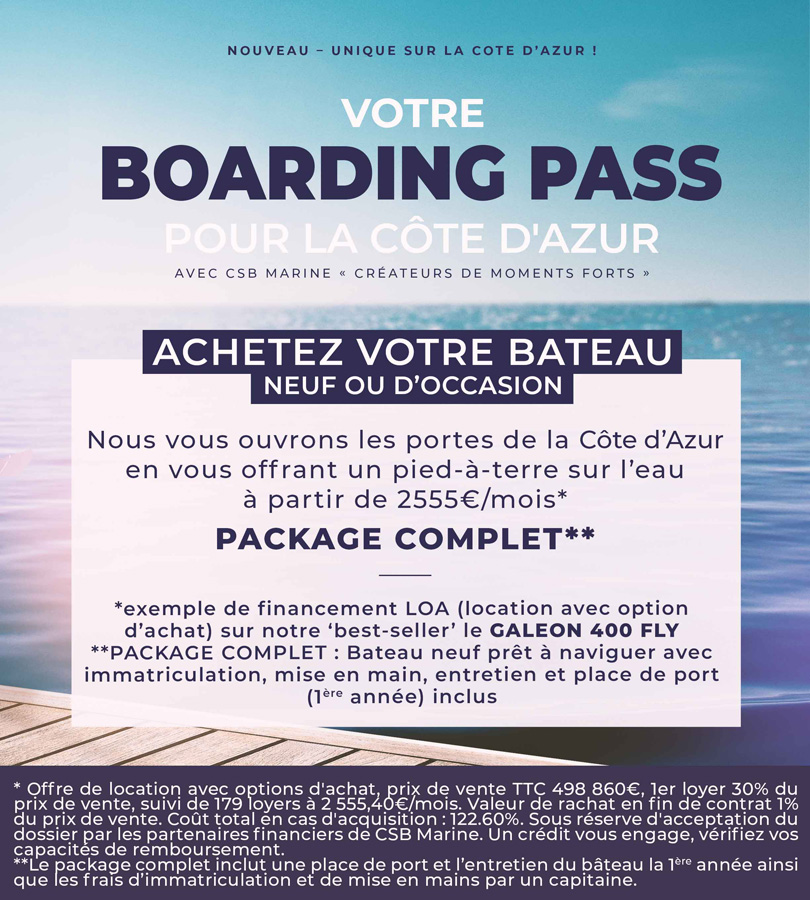 Boarding pass Galeon 400 FLY