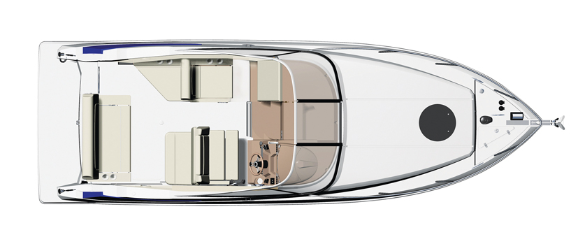 Regal 26 Express Deck plan