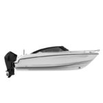 Parker 690 Bow Rider profil droite mercury